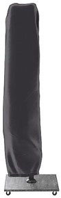 Platinum Challenger Telescope Zweefparasol premium - 3,5x3,5 - Faded Black met voet en hoes