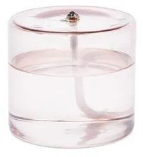 Wellmark olielamp - 9x10cm - gerecycled glas - pink 8720828222492