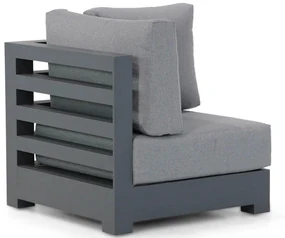 Hoek loungeset 5 personen Aluminium Grijs  Santika Furniture Santika Phantom