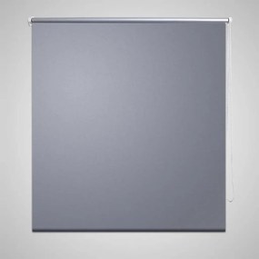 vidaXL Rolgordijn verduisterend 120 x 230 cm grijs