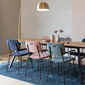 Zuiver Benson Design Eetkamerstoel Donkerblauw
