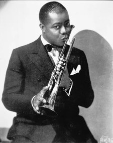 Foto Louis Armstrong (1900-71) c.1930, American Photographer,