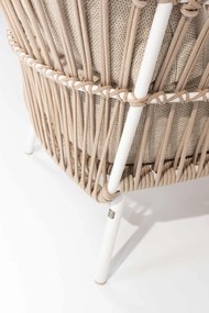 4 Seasons Outdoor Dalias low dining chair      beige weerbestendig