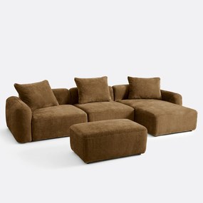 Zitelement voor modulaire bank, jacquard chenille, AMAD