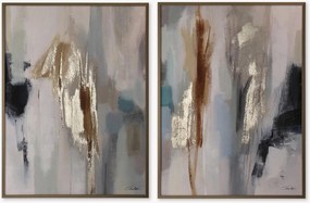 Handbeschilderde wandkunst Gallery, 2-delig