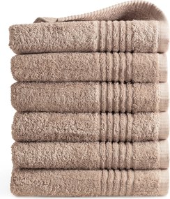Handdoek Supreme Collectie - 6 stuks - 50x100 - sand