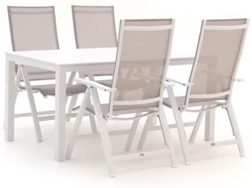 Bellagio Avenza/Menzano 160cm dining tuinset 5-delig verstelbaar
