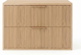 Badkamerkast onder wastafel Rea Mono 60cm Beige