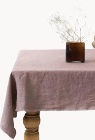 Handgemaakte linnen tafelkleed Ashes of Roses