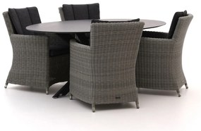 Intenso Adriano/Furato ellips 200cm dining tuinset 5-delig