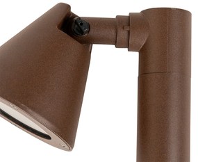 Modern buiten paaltje roestbruin 30 cm IP44 verstelbaar - Ciara Modern GU10 IP44 Buitenverlichting