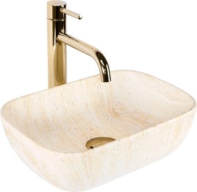 Opzetwastafel Rea Belinda mini travertine matt