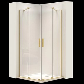 Douchecabine REA Montana Double Gold Brush 80x80