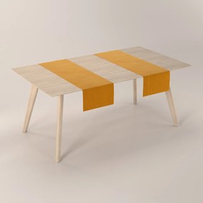 Dekoria Rechthoekige tafelloper, geel, 40 x 130 cm