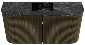 Mondiaz Joya DLux 85cm toiletmeubel ronding links/rechts shadow met wastafel faye midden zonder kraangat lava