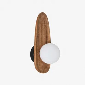 Acaciahouten Wandlamp Freidy ↑30 Cm - Sklum
