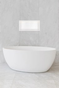 Hotbath &More inbouwnis met verlichting 30x60x10cm wit mat