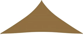 vidaXL Zonnezeil 160 g/m² 5x5x5 m HDPE taupe
