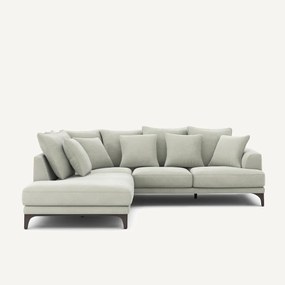 Hoekbank in stonewashed fluweel, ARMENTO