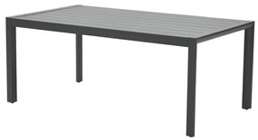 Garden Impressions Moon tuinset 5-delig donker grijs - Adana tuintafel 180x100 cm