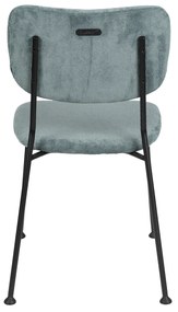 Zuiver Benson Design Eetkamerstoel Grijsblauw