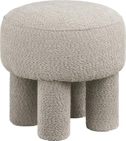 Canberra Poef Bouclé - Dark Sand