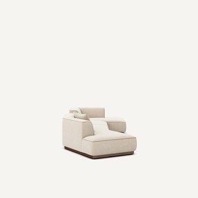 Open hoekbank XL in gemêleerde stof, JACOPO