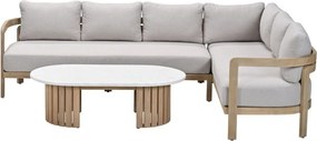 Garden Impressions Sirocco loungeset 3-delig rechts - acacia - grey sand