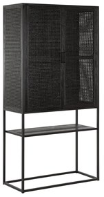 Must Living Spiderman Kast Op Hoge Poten Zwart - 88x40x175cm.