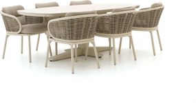 Diningset Apple Bee | 6 personen | Tuinset sintered stone | 7-delig | Kees Smit Tuinmeubelen
