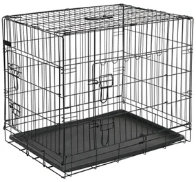 @Pet Hondenbench 107x70x77,5 cm metaal zwart 15004