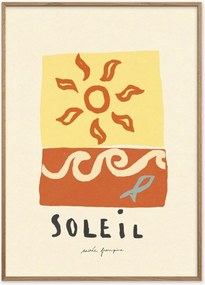 Ingelijste digitale print Soleil van Sacrée Frangine