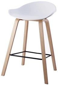 House of Rebels Barkruk - Romeo - 65 cm - Wit - Hout - House of Rebels