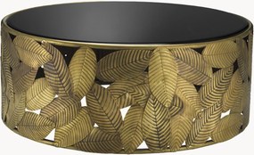 Ronde salontafel Botanico met glazen tafelblad