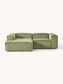 Modulaire hoekbank Lennon (3-zits) van corduroy