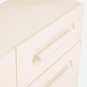 Gelakt dressoir, 2 deuren, 3 lades, NEWCOOL