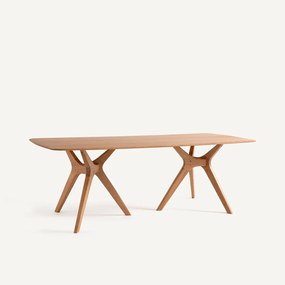 Rechthoekige tafel in massieve eik, Maricielo