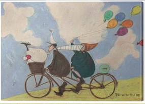 Print op canvas Sam Toft - Be Who You Be, (50 x 40 cm)