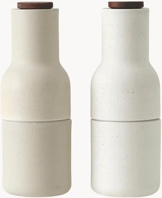 Zout- en pepermolen Bottle Grinder met walnootdeksel, 2-delig