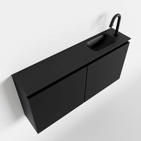 Mondiaz Ture 100cm toiletmeubel urban met wastafel urban rechts 1 kraangat