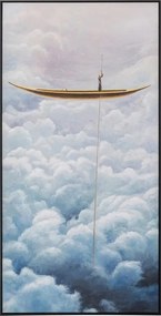 Schilderij Wolken En Boot