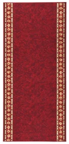 vidaXL Tapijtloper anti-slip 100x250 cm rood