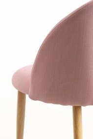 Set 4 Vint Stoffen Stoelen