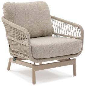 Stoel en Bank Loungeset 5 personen Aluminium/rope Taupe  Lifestyle Garden Furniture Cordoba