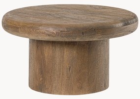 Ronde mangohouten salontafel Lopez, in verschillende formaten