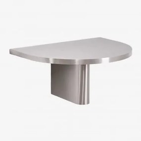 Pack Van 2 Zwevende Nachtkastjes 40x30 Cm Mayeli Roestvrij Staal - Sklum