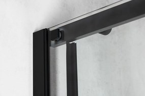 Polysan Altis douchecabine rechthoekig 130x90cm zwart mat