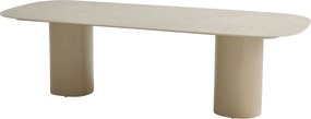Bosco low dining tuintafel 240x105xH69 cm keramiek sabbia panna latte Taste 4SO