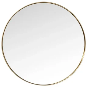 Kare Design Curve Ronde Messing Spiegel 100 Cm - 100x100cm