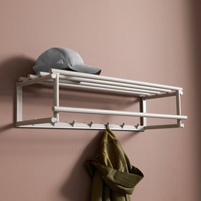 Beige Kapstok Met Hoedenplank